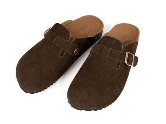 Coffee Suede Leather