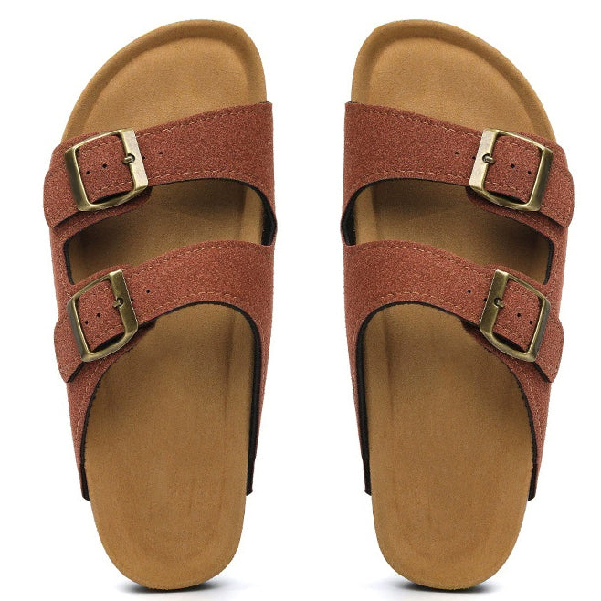 Red-brown flat anti-slip