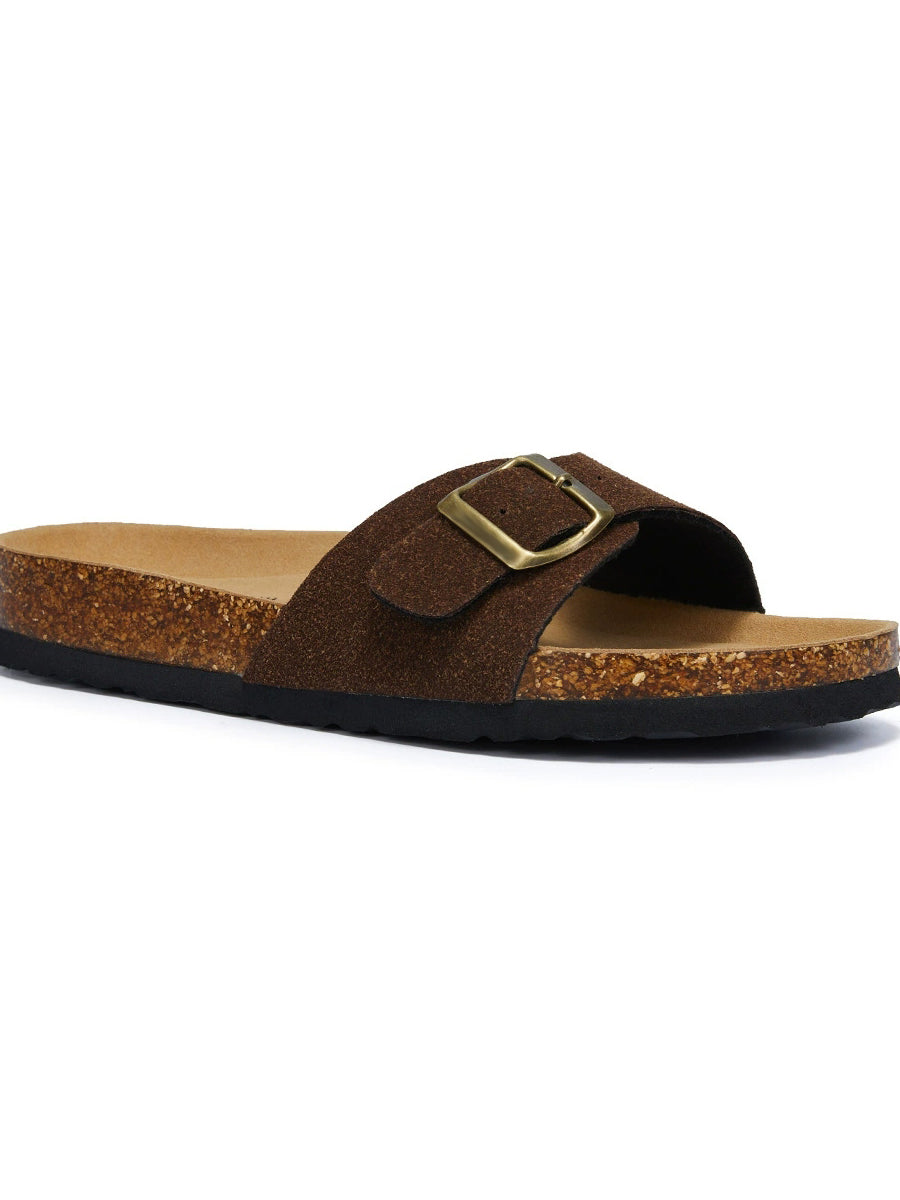 Single Strap Cork Sandals