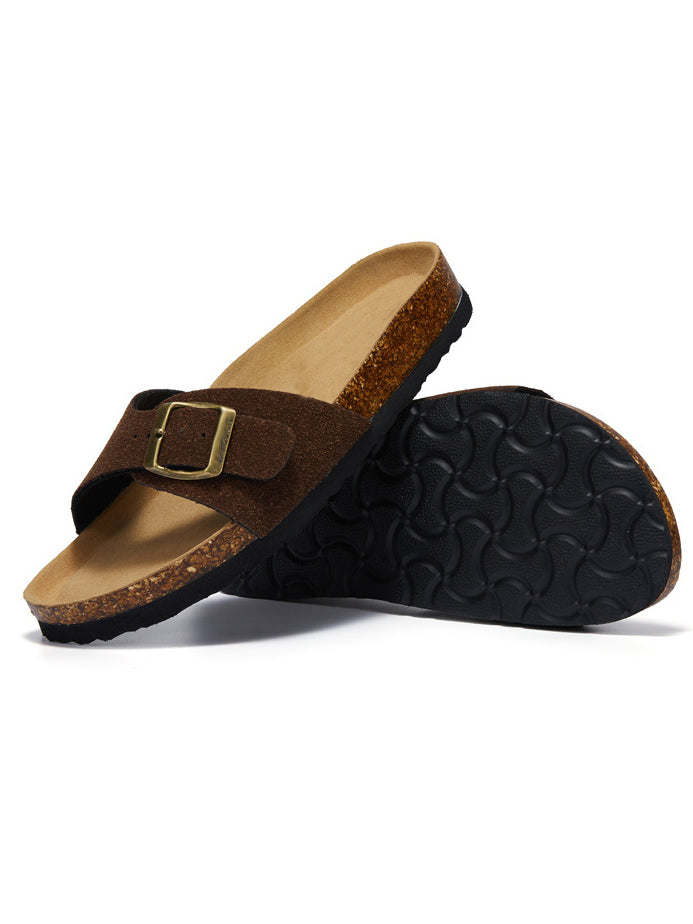 Single Strap Cork Sandals