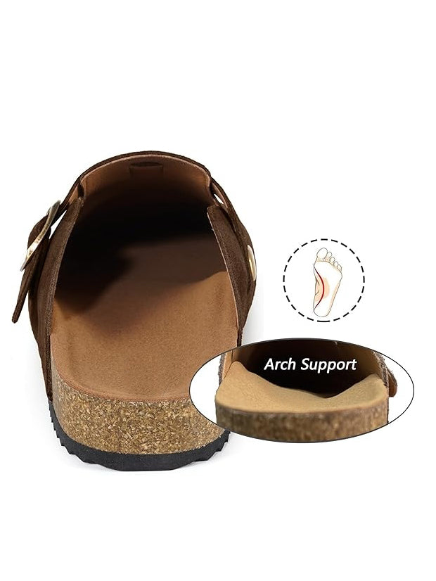 Coffee Suede Leather