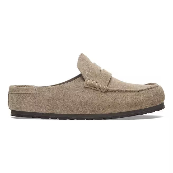 Closed-Toe cork slides | Naples Wrapped | Taupe