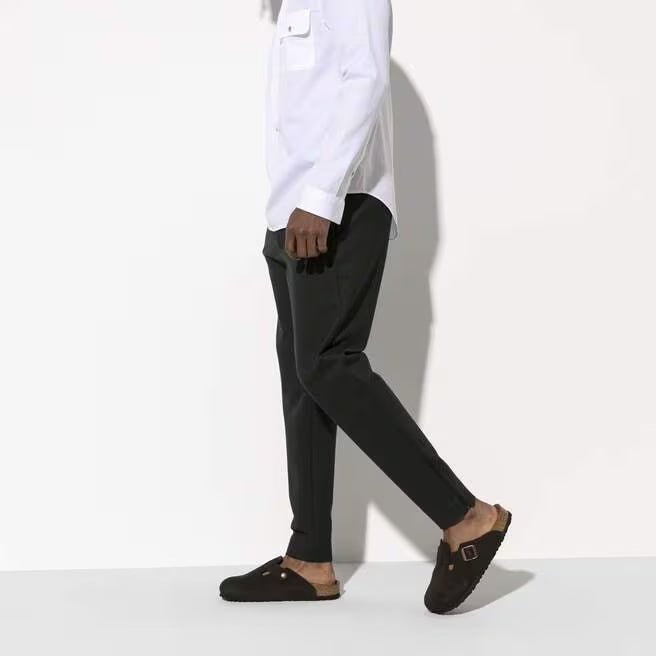 Closed-Toe cork slides | Boston Soft Footbed | Mocha