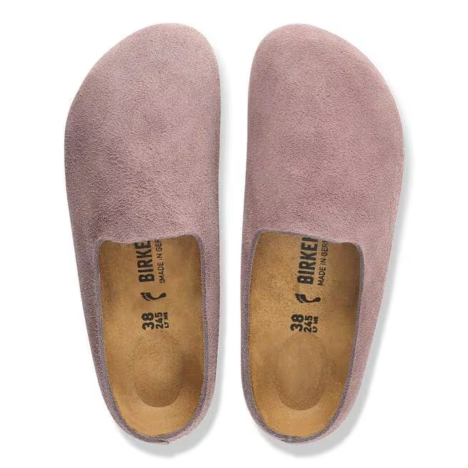 Closed-Toe cork slides | Amsterdam Wrapped | Faded Purple